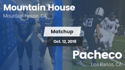 Matchup: Mountain House High vs. Pacheco  2018