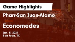 Pharr-San Juan-Alamo  vs Economedes  Game Highlights - Jan. 5, 2024