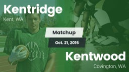 Matchup: Kentridge High vs. Kentwood  2016