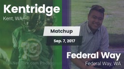 Matchup: Kentridge High vs. Federal Way  2017