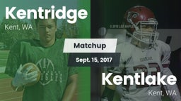 Matchup: Kentridge High vs. Kentlake  2017