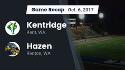 Recap: Kentridge  vs. Hazen  2017