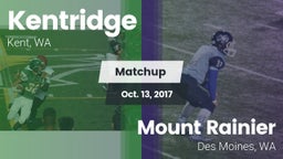 Matchup: Kentridge High vs. Mount Rainier  2017