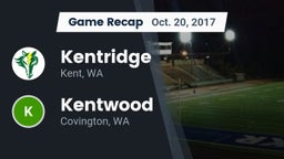 Recap: Kentridge  vs. Kentwood  2017