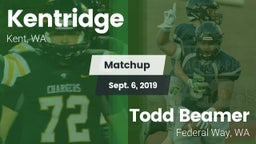 Matchup: Kentridge High vs. Todd Beamer  2019