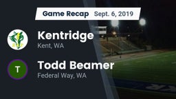 Recap: Kentridge  vs. Todd Beamer  2019