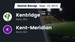 Recap: Kentridge  vs. Kent-Meridian   2019