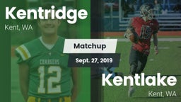 Matchup: Kentridge High vs. Kentlake  2019
