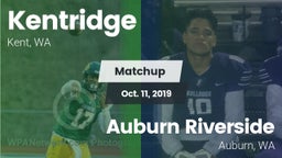Matchup: Kentridge High vs. 	Auburn Riverside  2019