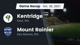 Recap: Kentridge  vs. Mount Rainier  2021
