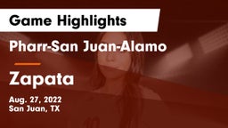 Pharr-San Juan-Alamo  vs Zapata  Game Highlights - Aug. 27, 2022