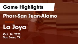 Pharr-San Juan-Alamo  vs La Joya  Game Highlights - Oct. 14, 2023
