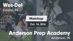 Matchup: Wes-Del  vs. Anderson Prep Academy  2016