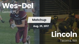 Matchup: Wes-Del  vs. Lincoln  2017