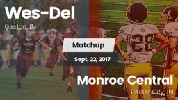 Matchup: Wes-Del  vs. Monroe Central  2017