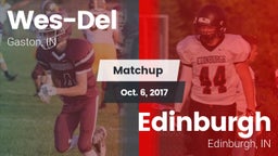 Matchup: Wes-Del  vs. Edinburgh  2017