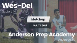 Matchup: Wes-Del  vs. Anderson Prep Academy  2017
