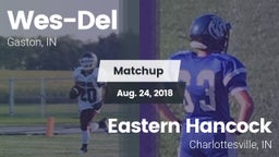 Matchup: Wes-Del  vs. Eastern Hancock  2018