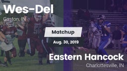 Matchup: Wes-Del  vs. Eastern Hancock  2019