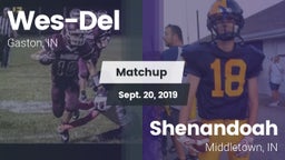 Matchup: Wes-Del  vs. Shenandoah  2019