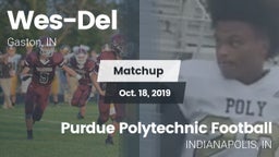 Matchup: Wes-Del  vs. Purdue Polytechnic  Football  2019