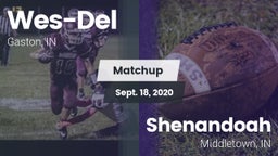 Matchup: Wes-Del  vs. Shenandoah  2020
