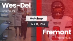 Matchup: Wes-Del  vs. Fremont  2020