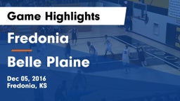 Fredonia  vs Belle Plaine  Game Highlights - Dec 05, 2016