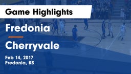 Fredonia  vs Cherryvale  Game Highlights - Feb 14, 2017