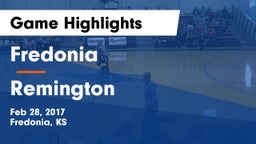 Fredonia  vs Remington  Game Highlights - Feb 28, 2017