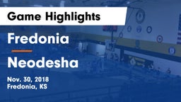 Fredonia  vs Neodesha  Game Highlights - Nov. 30, 2018