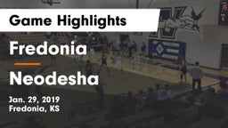 Fredonia  vs Neodesha  Game Highlights - Jan. 29, 2019