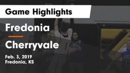 Fredonia  vs Cherryvale  Game Highlights - Feb. 3, 2019