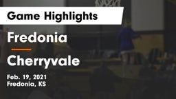 Fredonia  vs Cherryvale  Game Highlights - Feb. 19, 2021