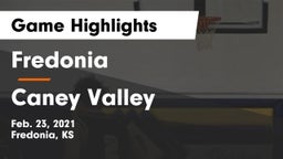 Fredonia  vs Caney Valley  Game Highlights - Feb. 23, 2021