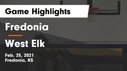 Fredonia  vs West Elk  Game Highlights - Feb. 25, 2021