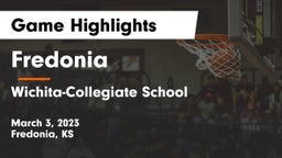 Fredonia  vs Wichita-Collegiate School  Game Highlights - March 3, 2023