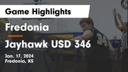 Fredonia  vs Jayhawk USD 346 Game Highlights - Jan. 17, 2024