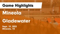 Mineola  vs Gladewater  Game Highlights - Sept. 19, 2023