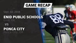 Recap: Enid Public Schools vs. Ponca City  2016