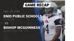 Recap: Enid Public Schools vs. Bishop McGuinness  2016