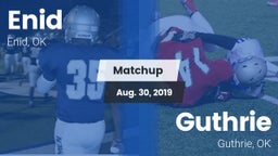 Matchup: Enid Public Schools vs. Guthrie  2019