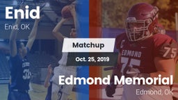Matchup: Enid Public Schools vs. Edmond Memorial  2019