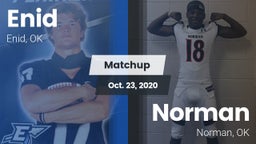 Matchup: Enid  vs. Norman  2020