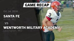 Recap: Santa Fe  vs. Wentworth Military Academy  2016