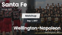 Matchup: Santa Fe  vs. Wellington-Napoleon  2017