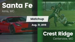 Matchup: Santa Fe  vs. Crest Ridge  2018