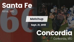 Matchup: Santa Fe  vs. Concordia  2018