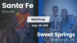 Matchup: Santa Fe  vs. Sweet Springs  2018
