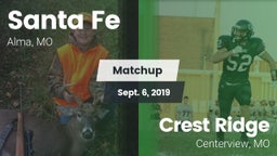 Matchup: Santa Fe  vs. Crest Ridge  2019